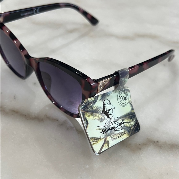 Panama Jack Pink Tortoise Sunglasses - Picture 2 of 5